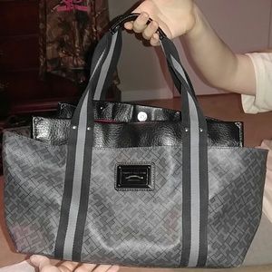 Gray T H pattern Tommy Hilfiger purse